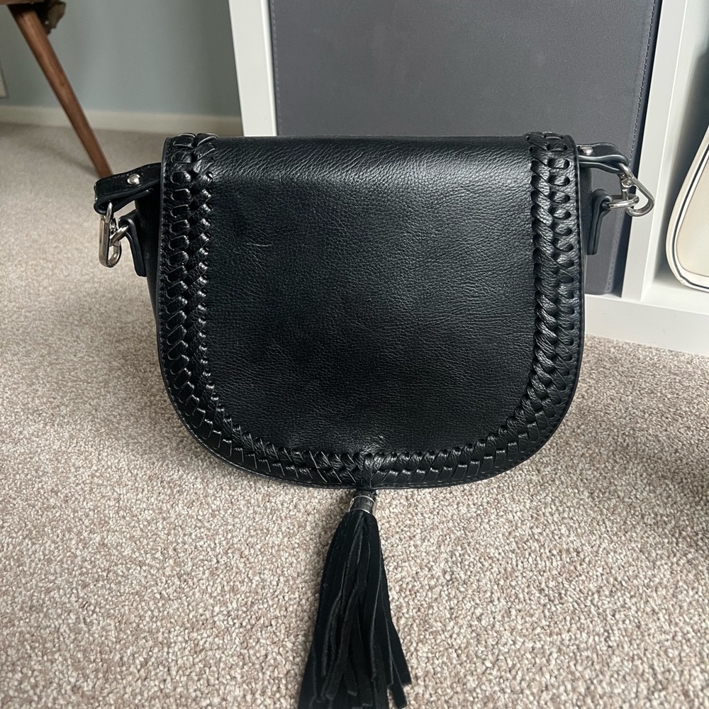 Black crossbody bag